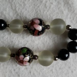 Cloissonne Bead Necklace